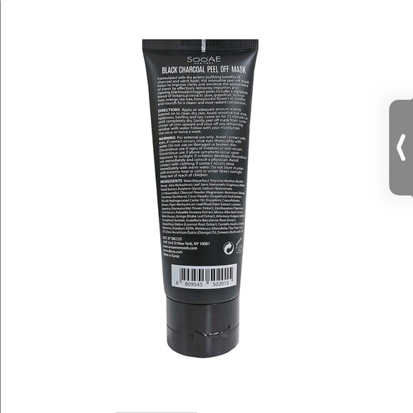 SOO’AE Black Charcoal Peel Off Mask 2.82oz - Picture 2 of 7